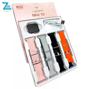 Laxasfit Mini 10 8in1 Series 9 Smartwatch With 7 Straps