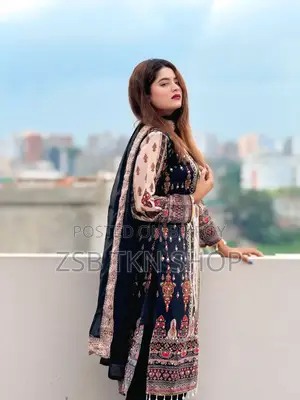 জর্জেট রেডিমেড থ্রি পিস এমজিএফ