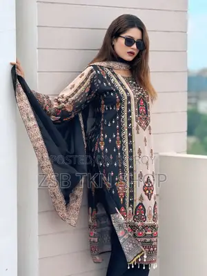 জর্জেট রেডিমেড থ্রি পিস এমজিএফ