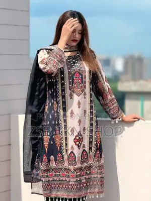 জর্জেট রেডিমেড থ্রি পিস এমজিএফ