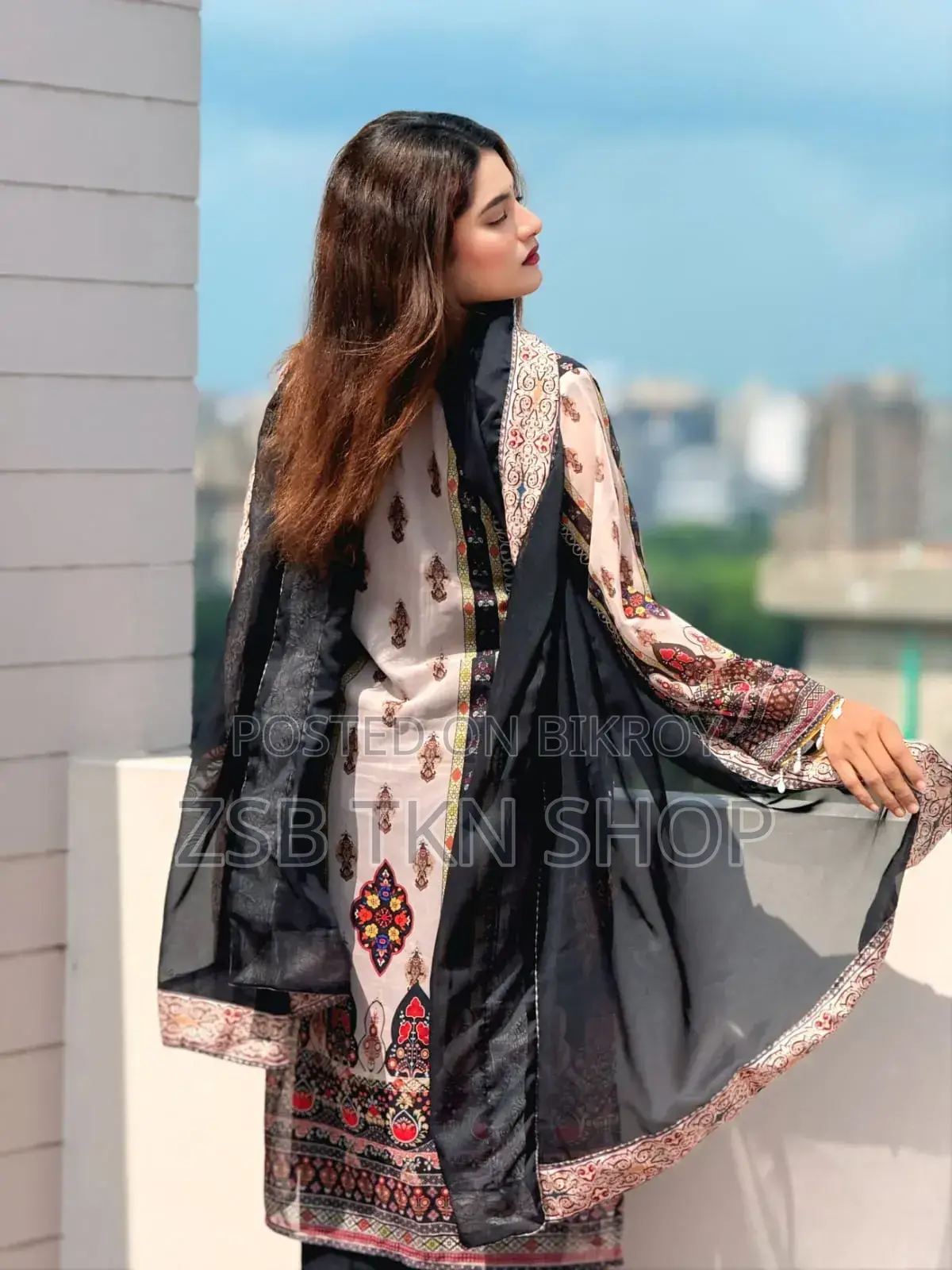 জর্জেট রেডিমেড থ্রি পিস এমজিএফ