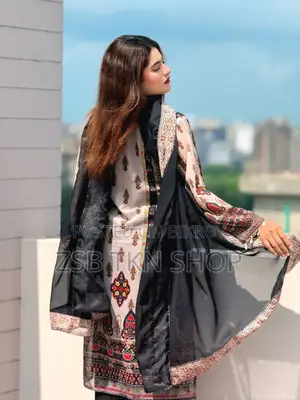 জর্জেট রেডিমেড থ্রি পিস এমজিএফ