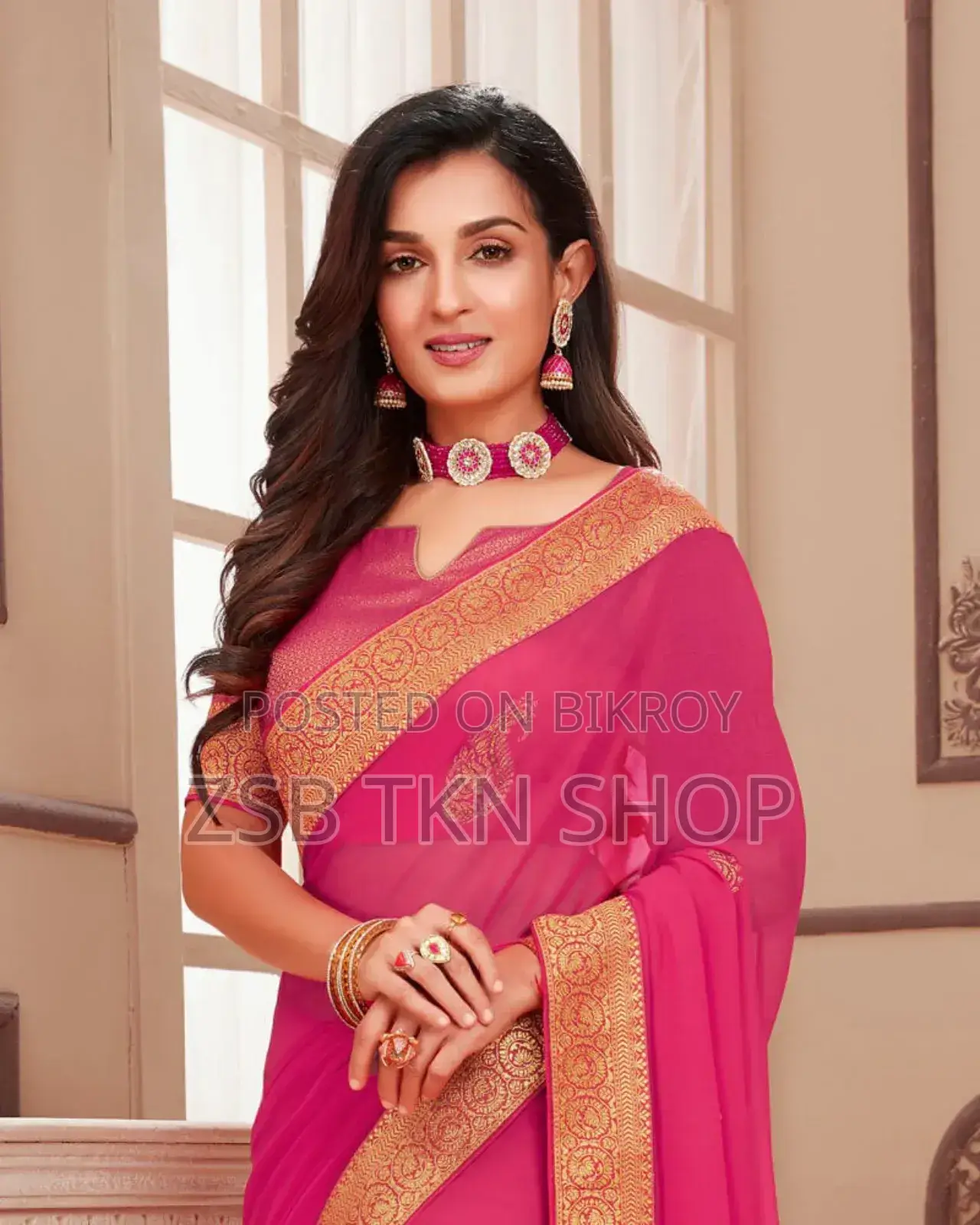 Kubari Silk Saree (With Blouse Piece)