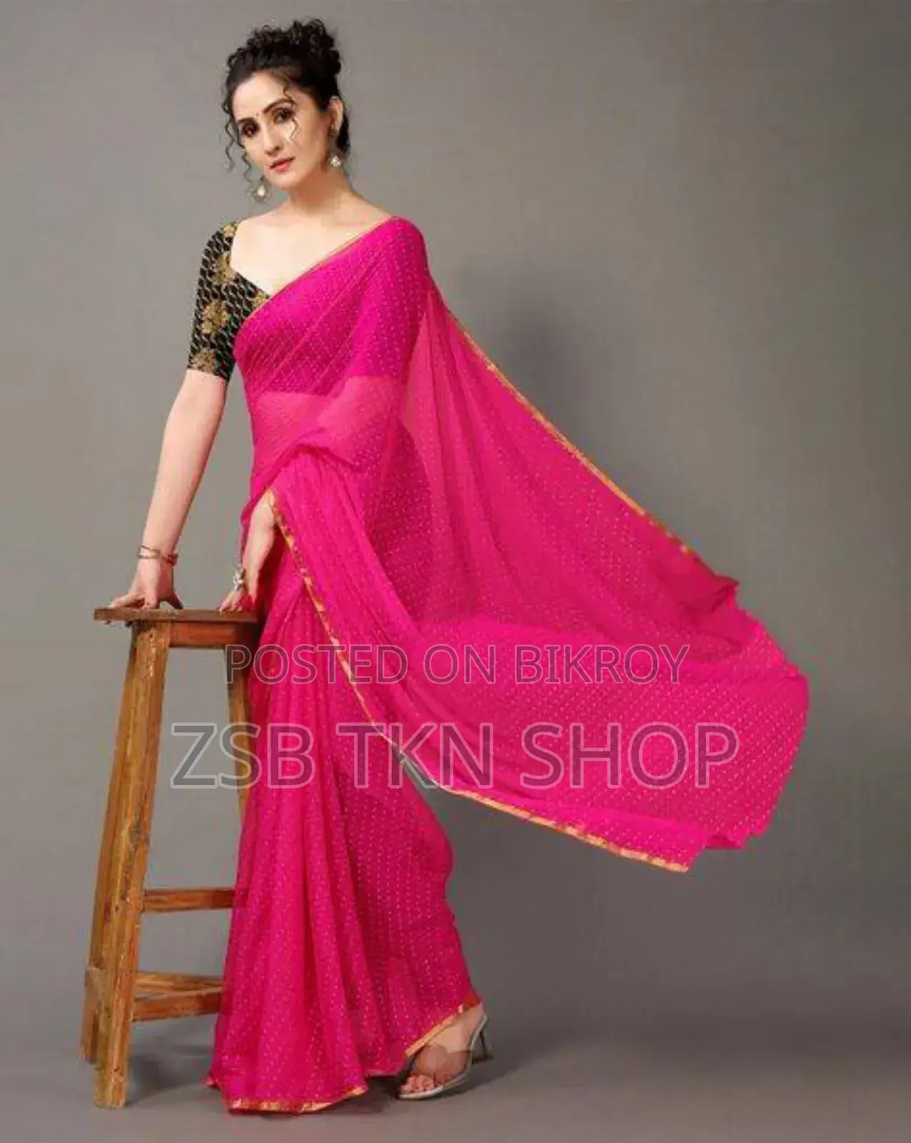 Kubari Silk Saree (With Blouse Piece)