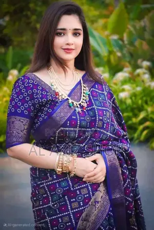 Batik Silk Saree With Blouse Piece