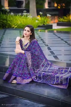 Batik Silk Saree With Blouse Piece