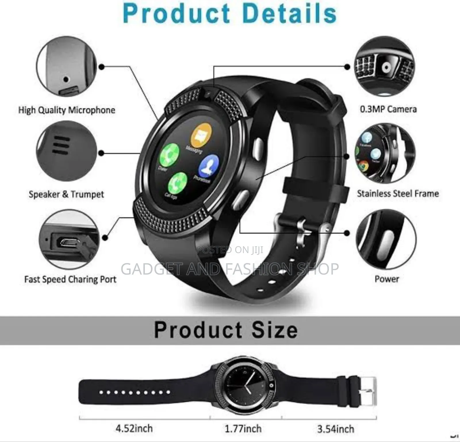 V8 Smart Watch for a New Style