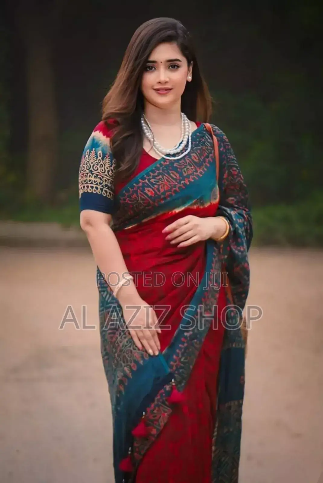 Digital Print Saree with Blouse Piece