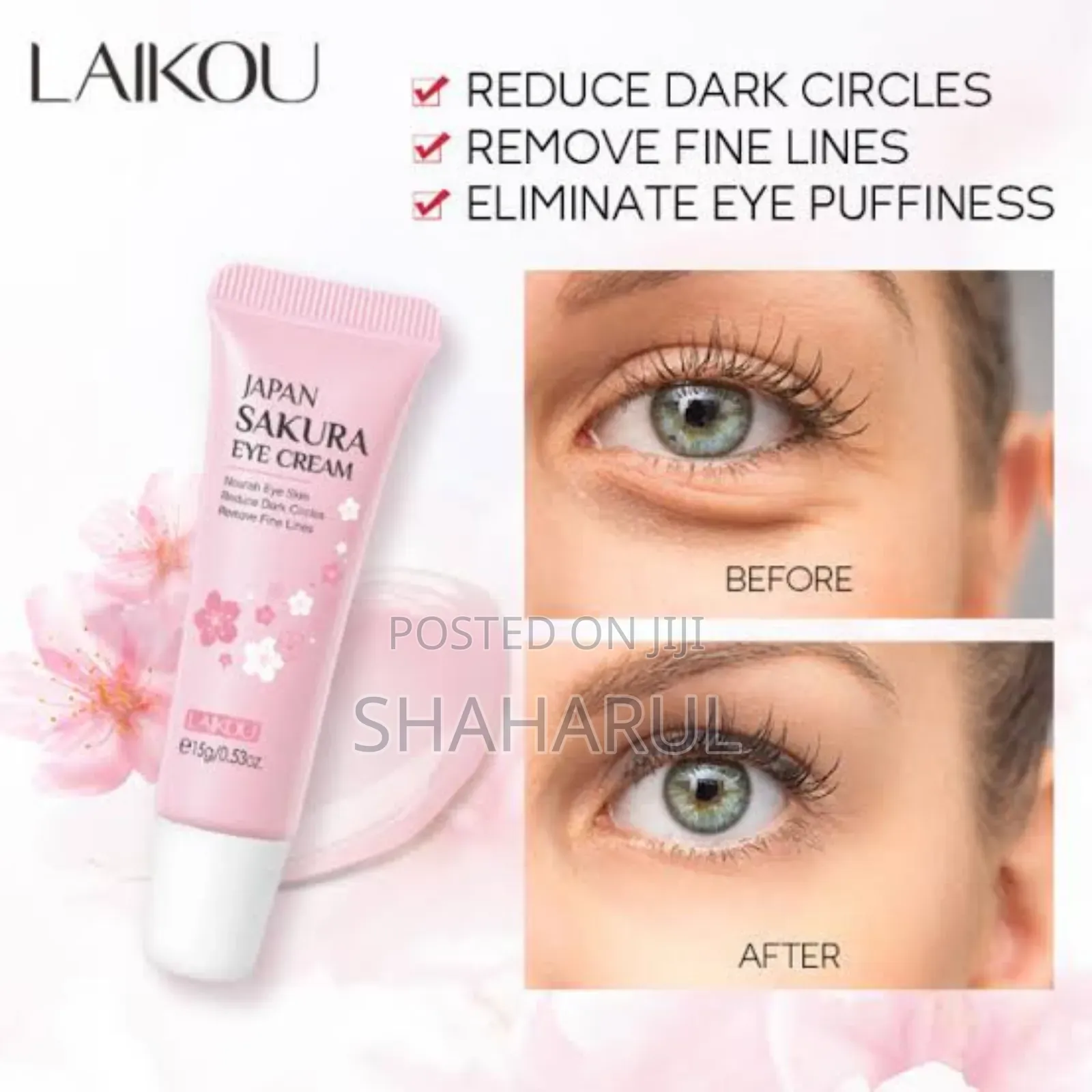 Laikou Japan Sakura Eye Cream – 30g