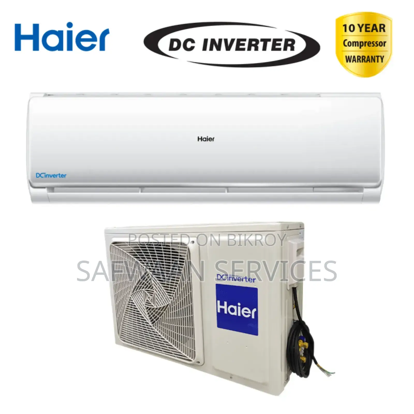 Haier 1.5 Ton Cleancool Dc Inverter Ac 18cleancool
