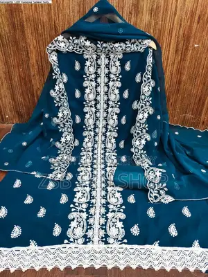 Embroidery Work Fully Ready Three-Piece Collection.
