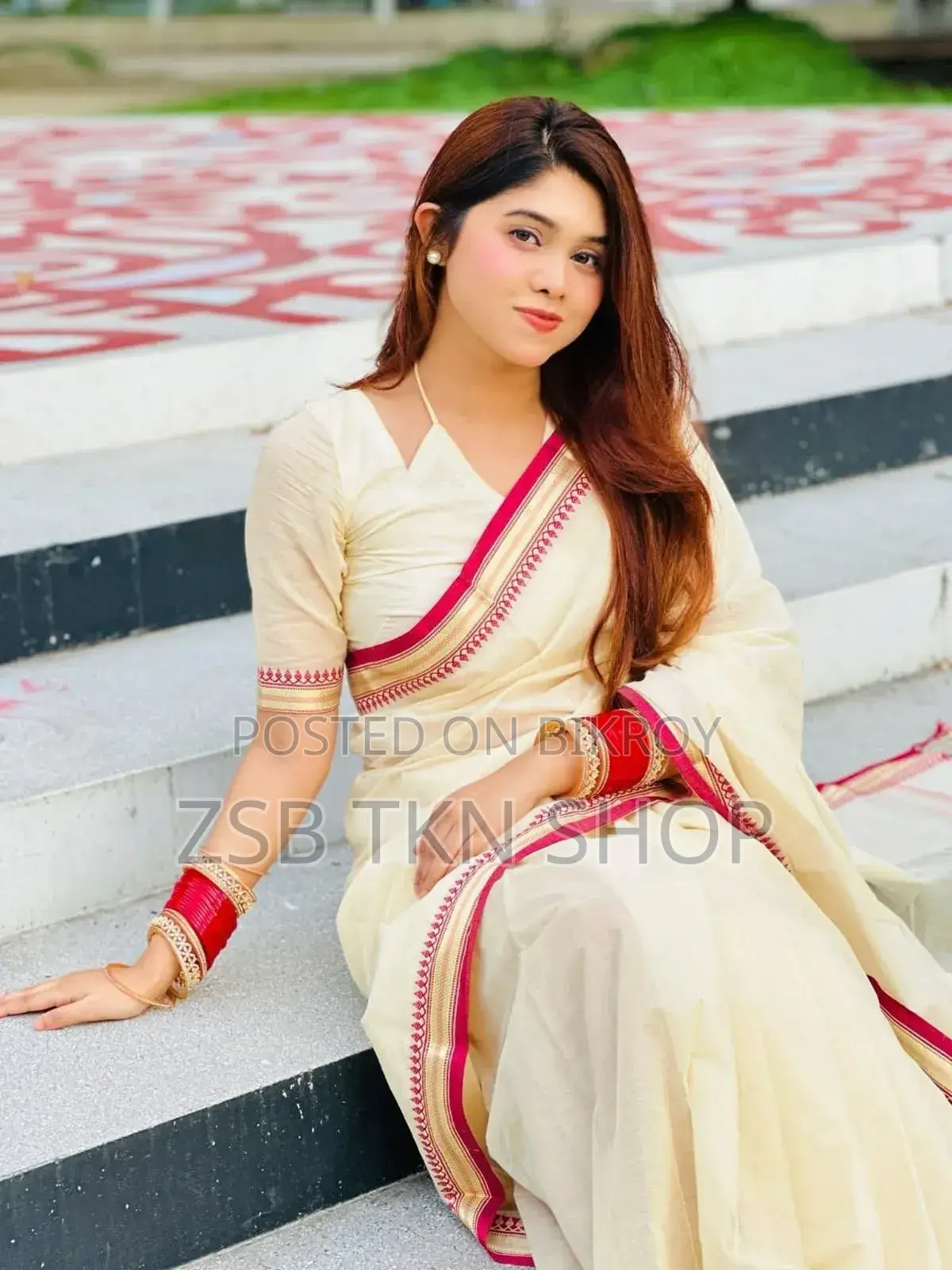 কটন শাড়ি নতুন আপডেট