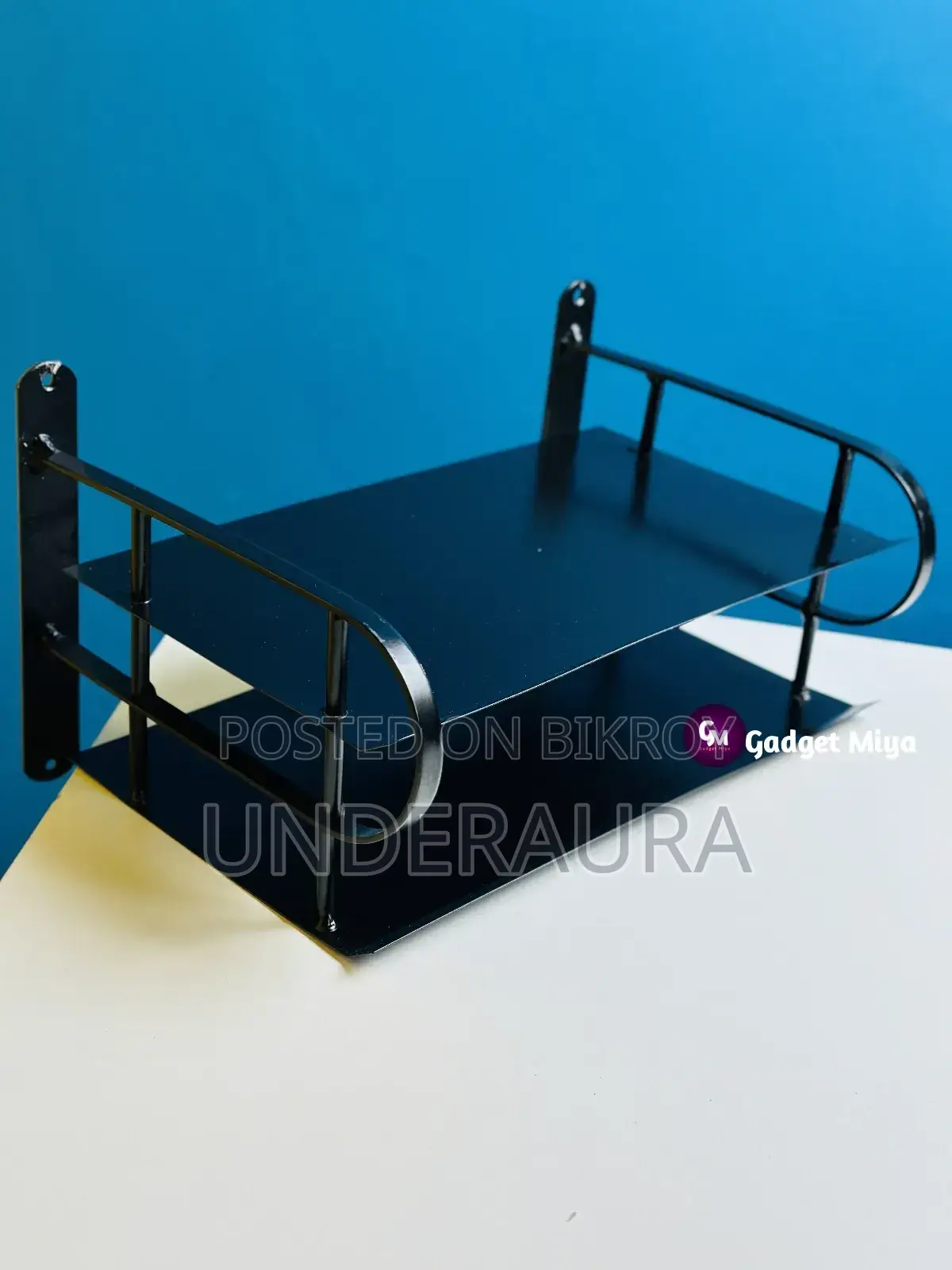 Metal Router Stand – Black