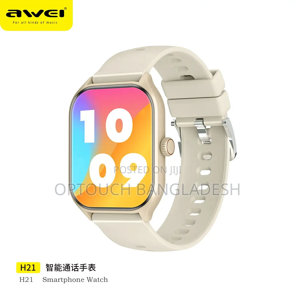 Awei Waterproof Full Screen Sport Smart Watch