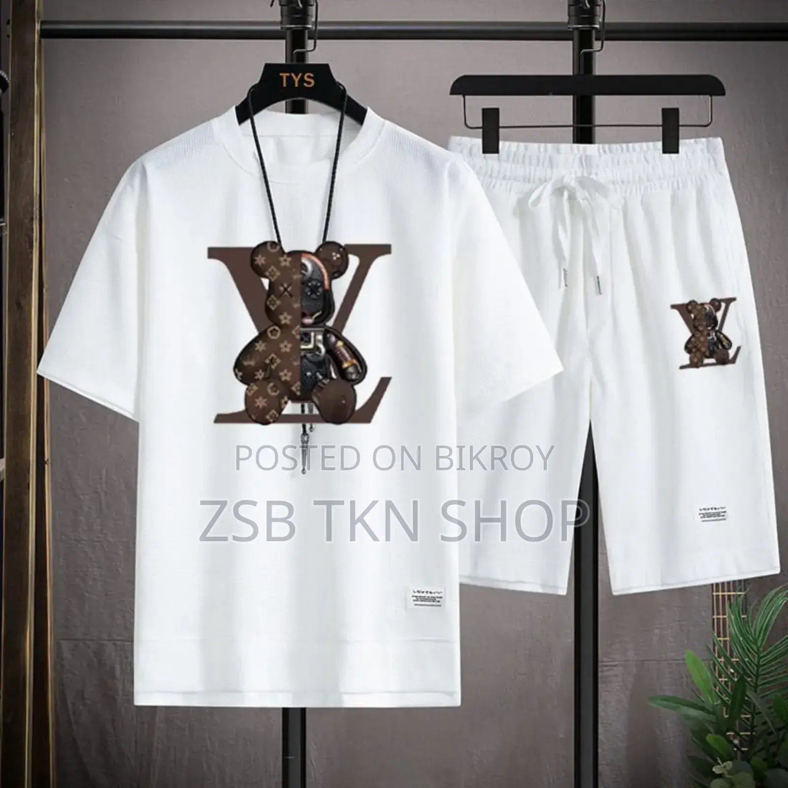 Mesh T-Shirt and Short Pant Set