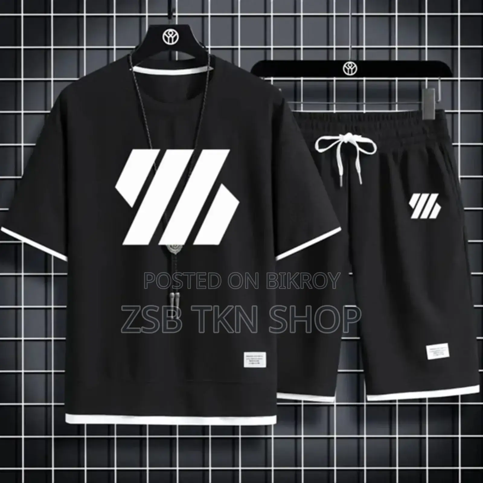 Mesh T-Shirt and Short Pant Set