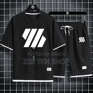 Mesh T-Shirt and Short Pant Set