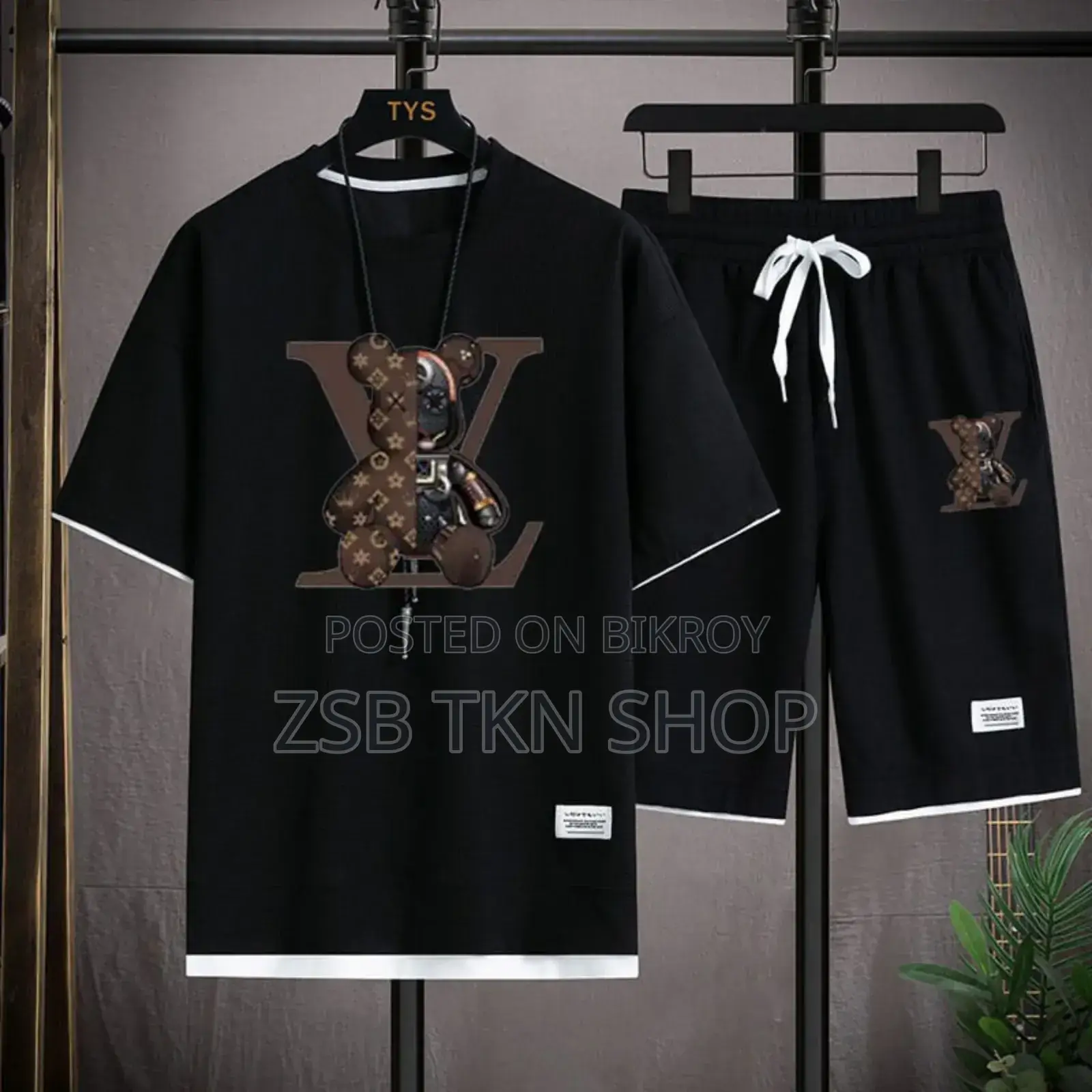 Mesh T-Shirt and Short Pant Set