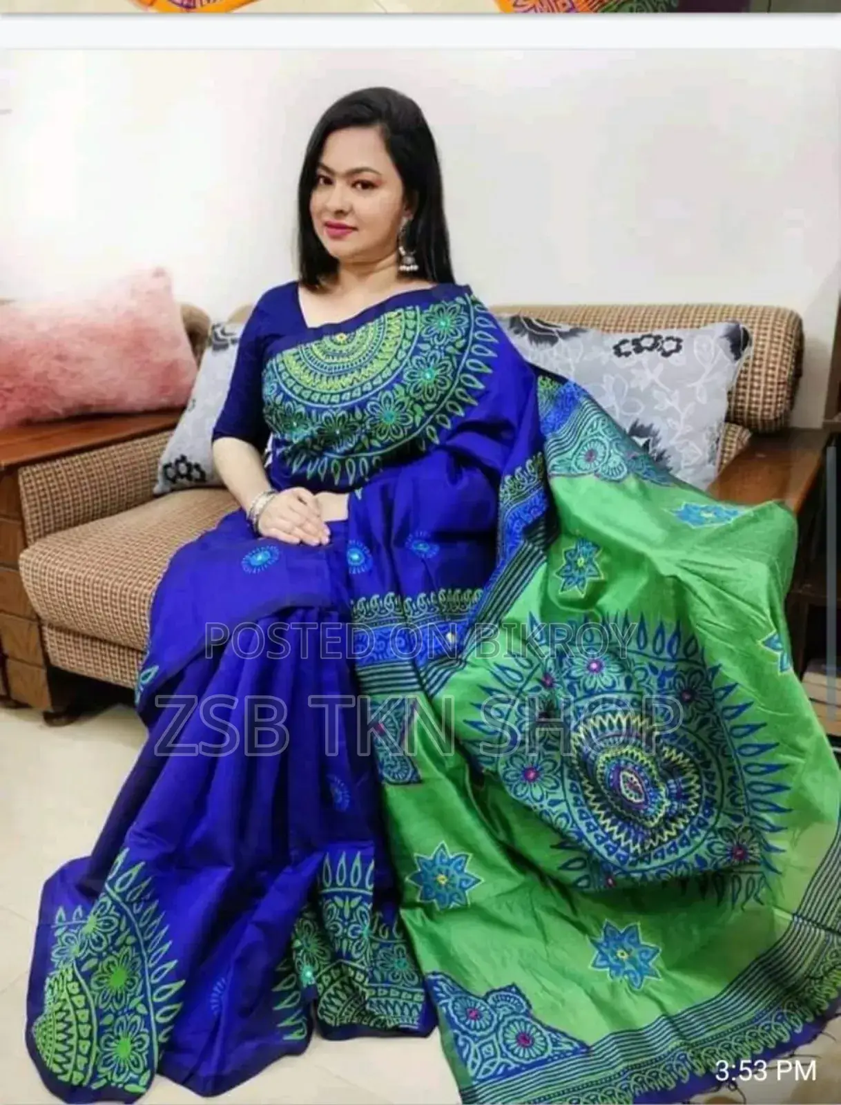 Dhupian Silk Saree Gg Hh