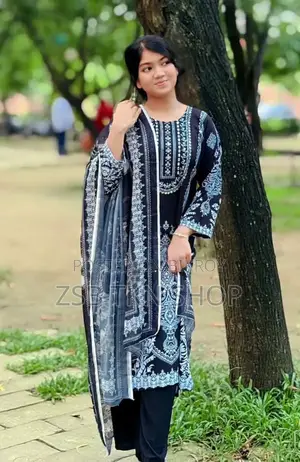 ডিজিটাল প্রিন্ট থ্রি পিস GGF JFFH