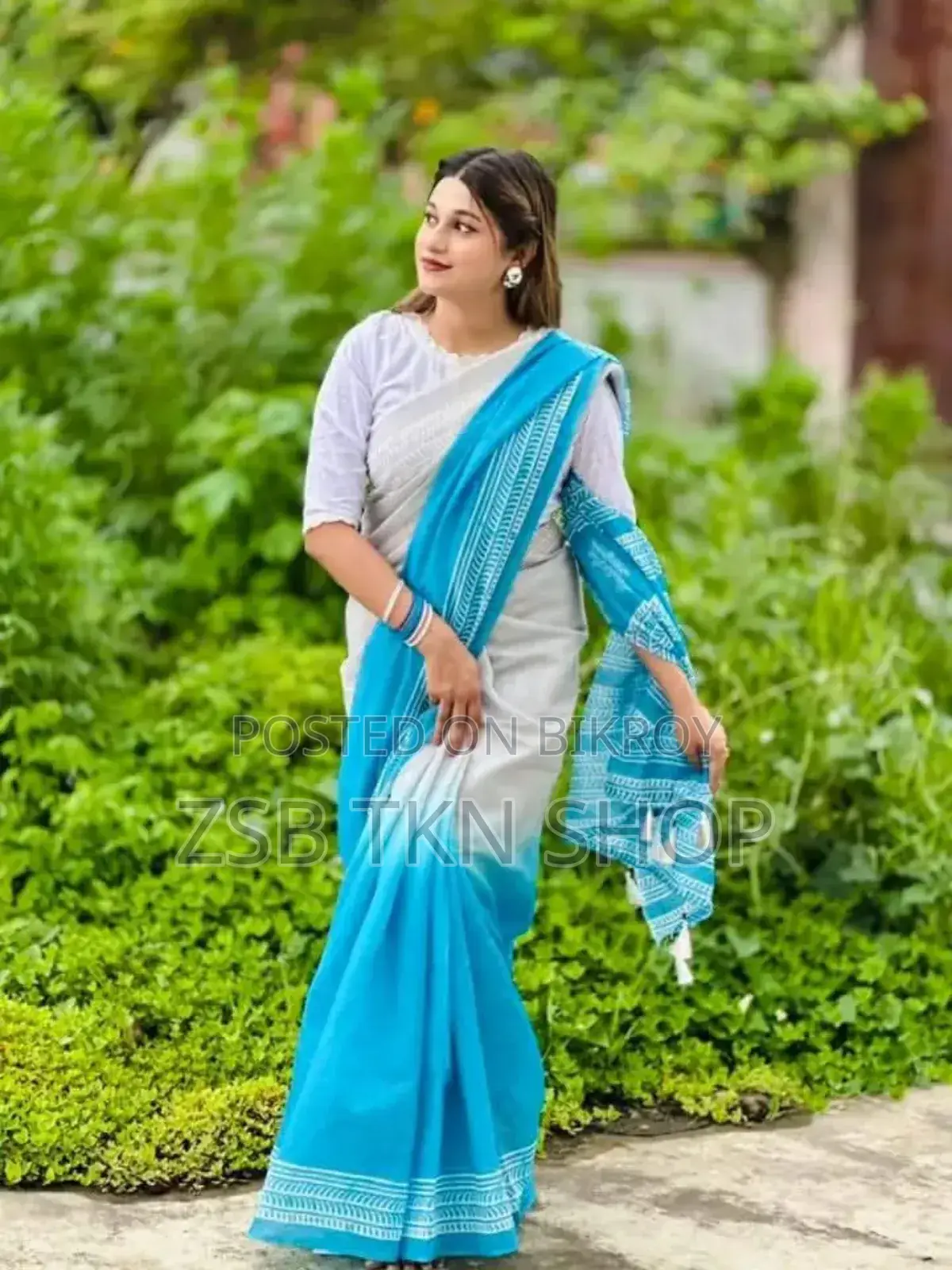 Chanderi Silk Sharee HHX KFFJ KFGJ