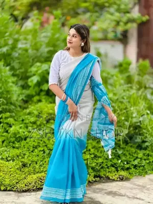 Chanderi Silk Sharee HHX KFFJ KFGJ