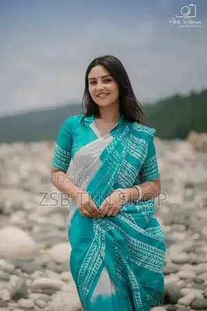 Chanderi Silk Sharee HHX KFFJ KFGJ