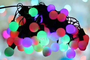 Multi-Colour Led Ball Bulb Fairy Lights, Also Known as Globe String.