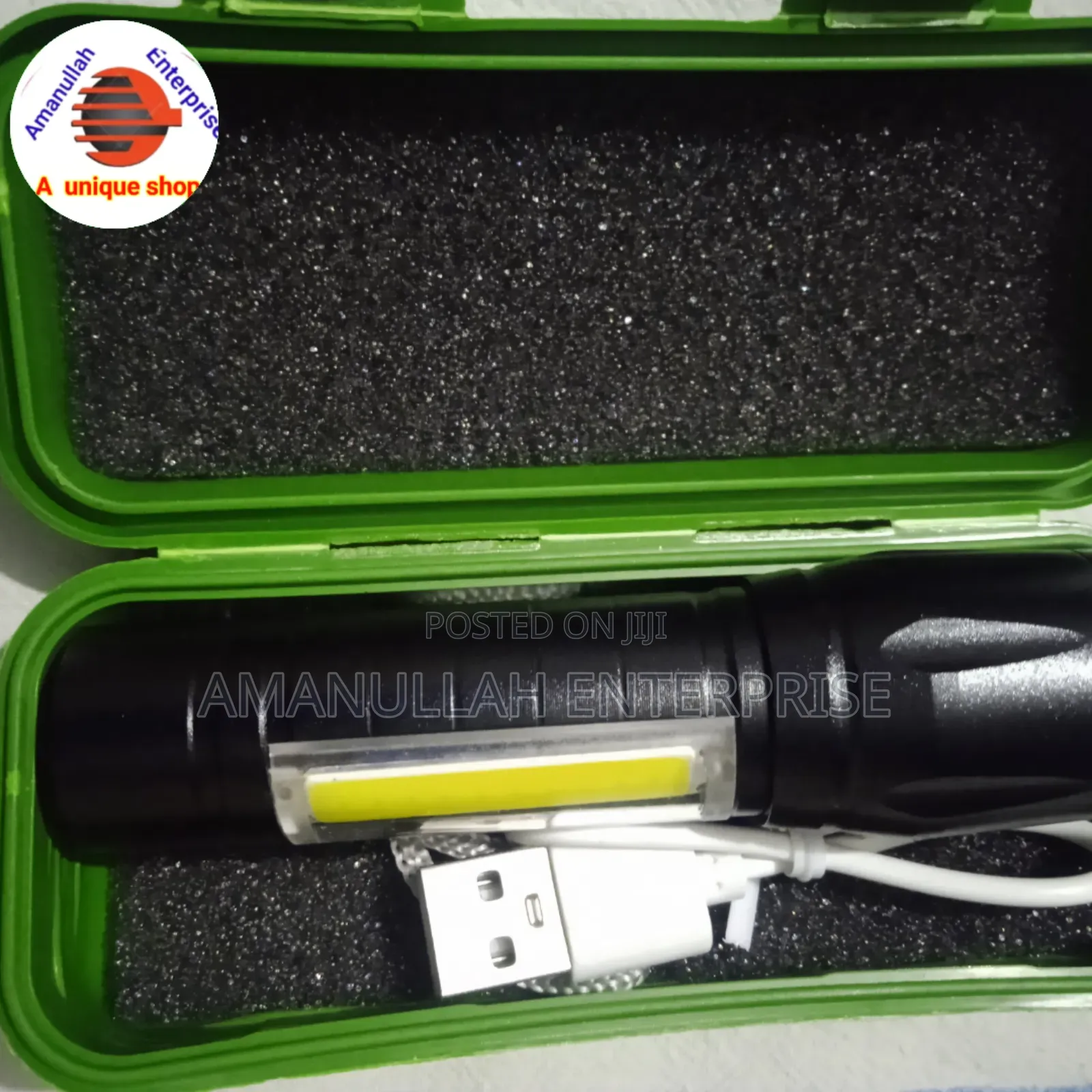 Led Flashlight Rechargeable Usb Torch Mini Small Light Super Bright.