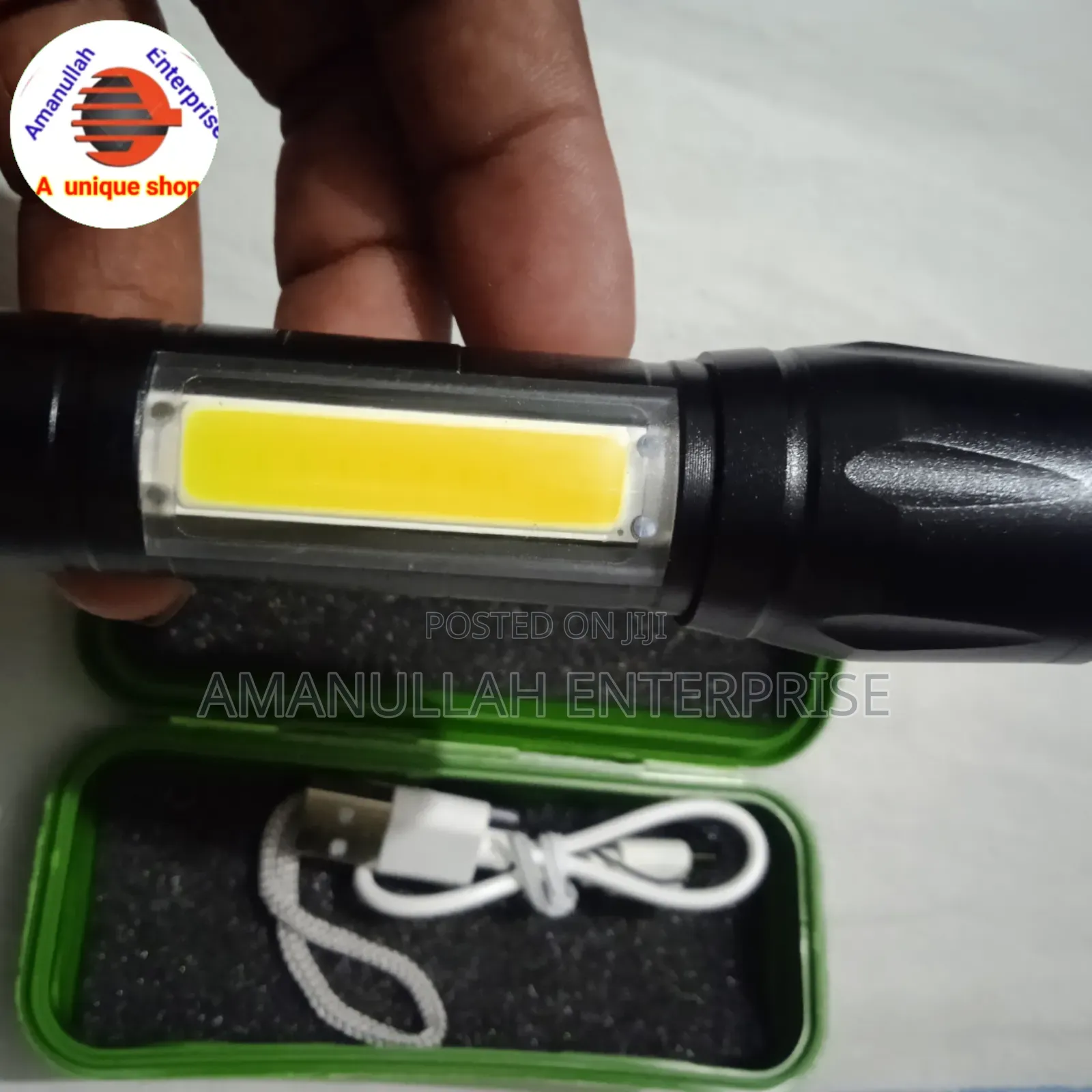 Led Flashlight Rechargeable Usb Torch Mini Small Light Super Bright.