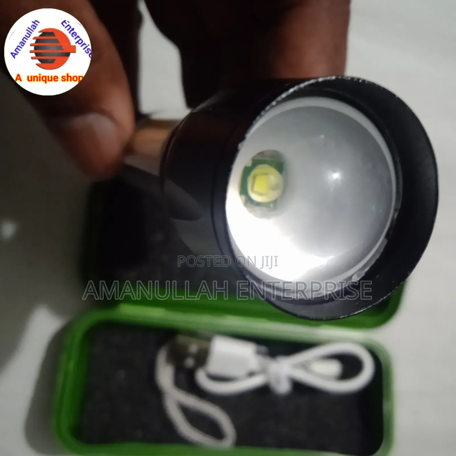 Led Flashlight Rechargeable Usb Torch Mini Small Light Super Bright.