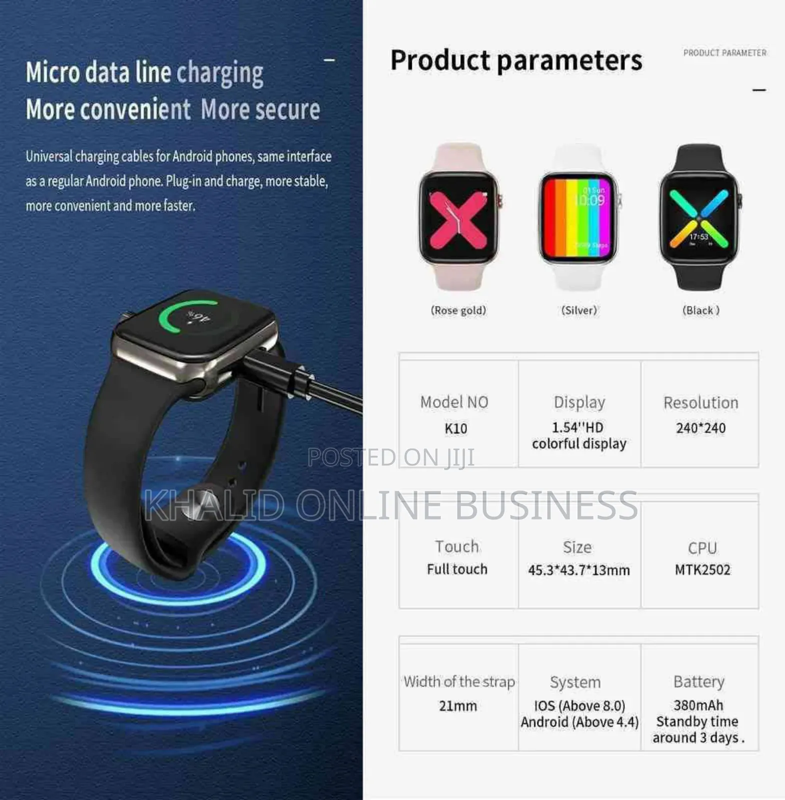 Smart Watch - SIM and Memory Support