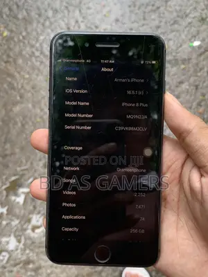 Apple iPhone 8 Plus 256 GB Black