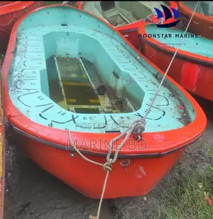 Original Open Lifeboat Without Engine, Fiber Materials Boat, FRP Boat