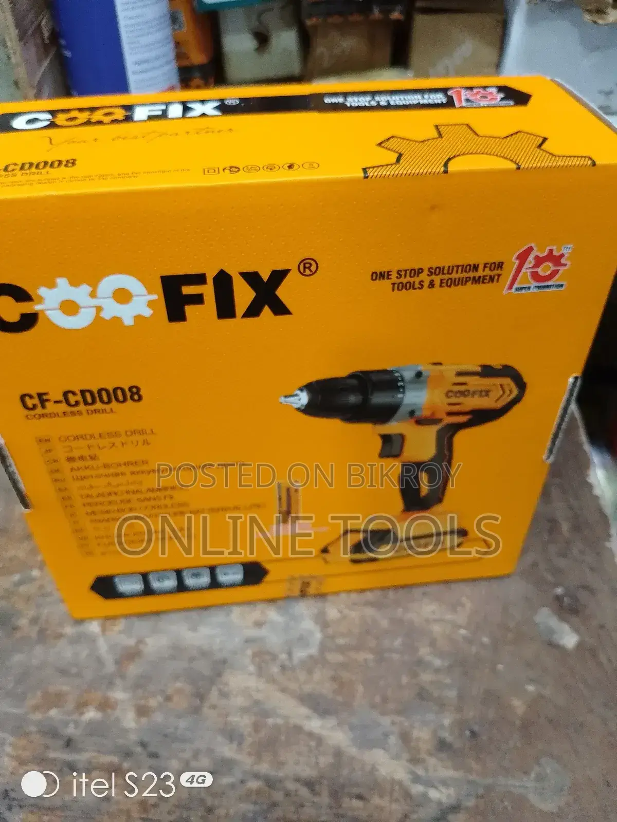 Cordless Drill Machine 20 v Double Battery COOFIX Brand