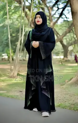 প্রিমিয়াম স্টোন বোরকা উইথ হিজাব Gduh DGGH CHVGH