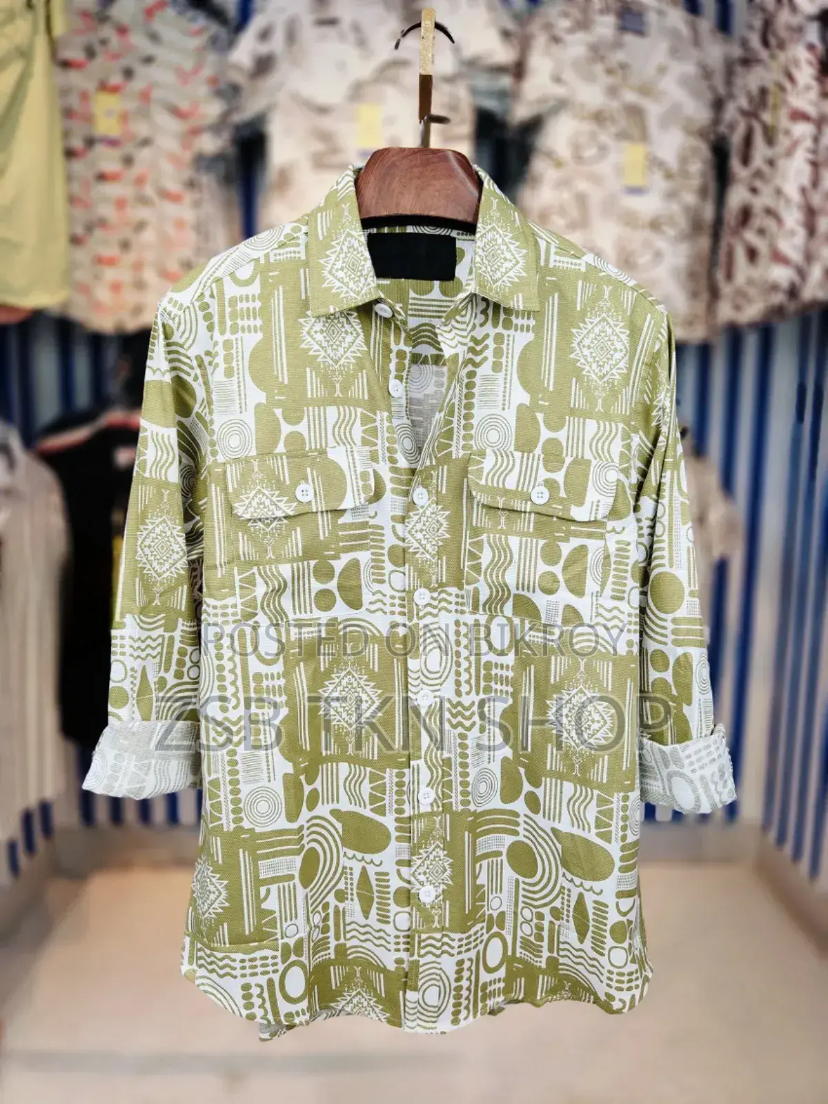 Premium Double Pocket Shirt High Quality FJG Duhgh