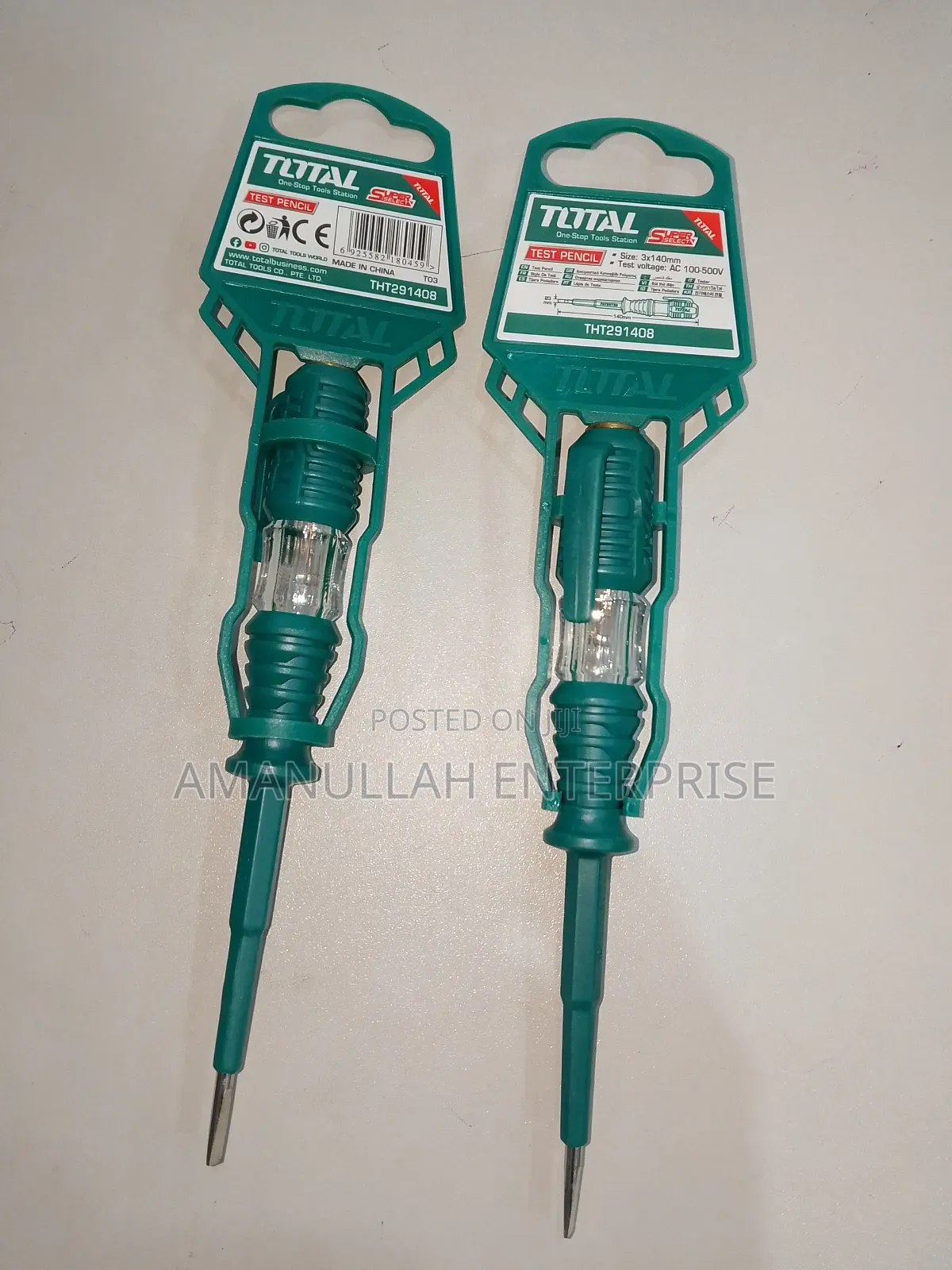 Total Test Pencil, Which Is a Voltage Tester Designed to Check Eletric