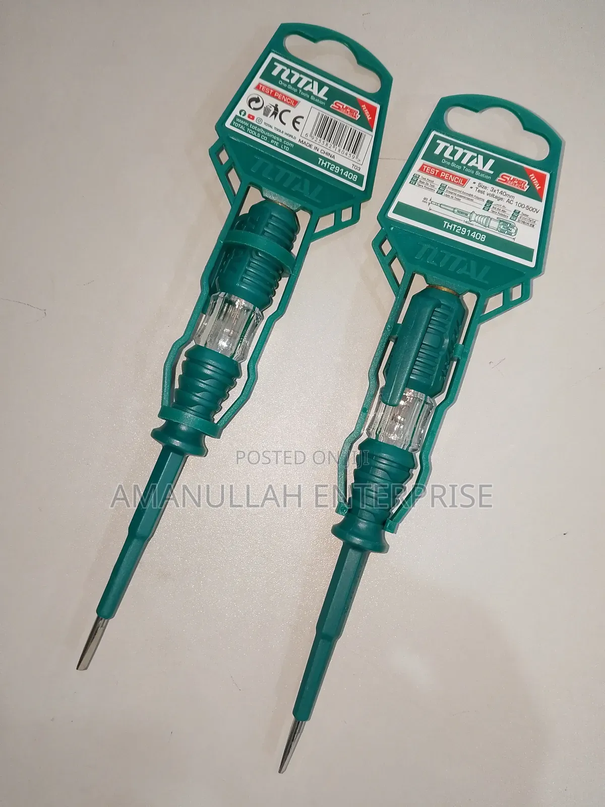 Total Test Pencil, Which Is a Voltage Tester Designed to Check Eletric