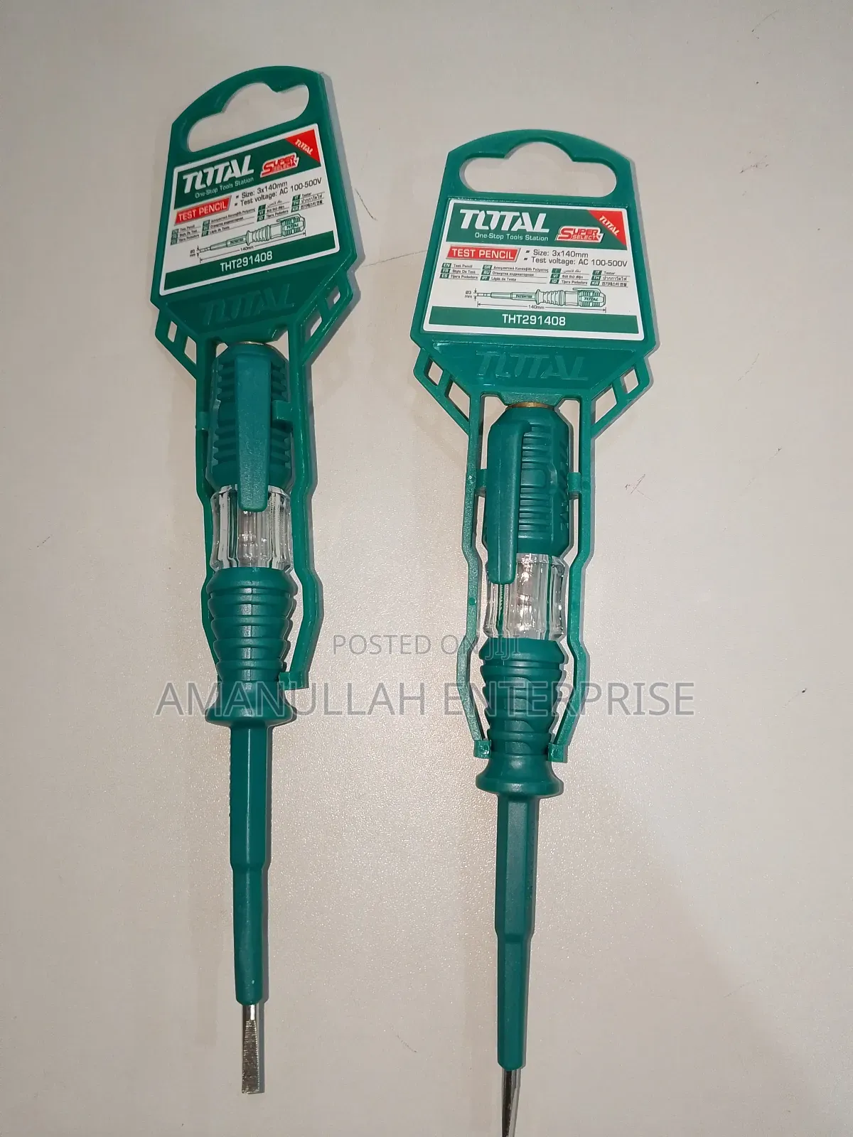 Total Test Pencil, Which Is a Voltage Tester Designed to Check Eletric