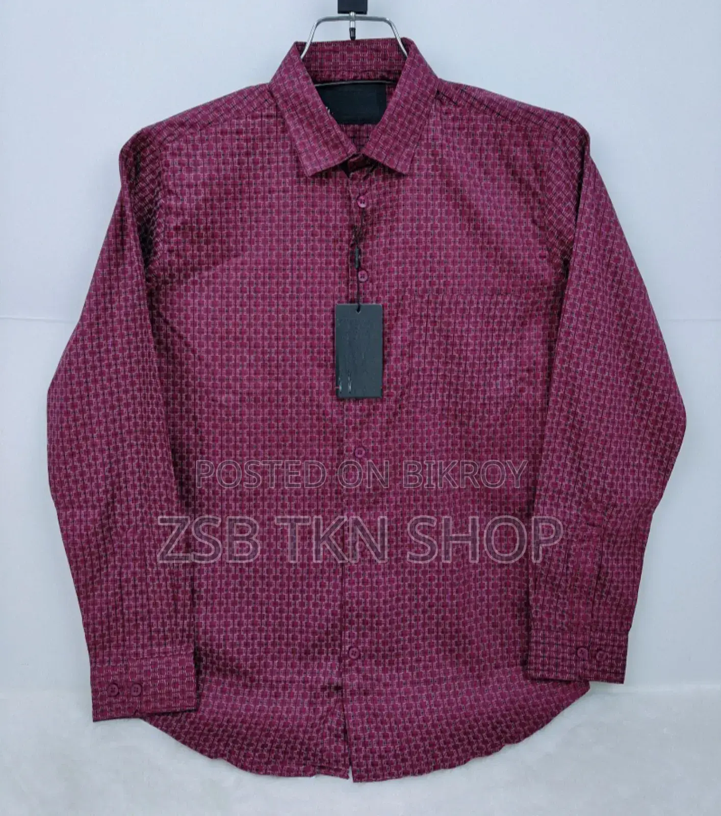 Pure Cotton Full Sleeve Check Shirt TGHG Dhuggg