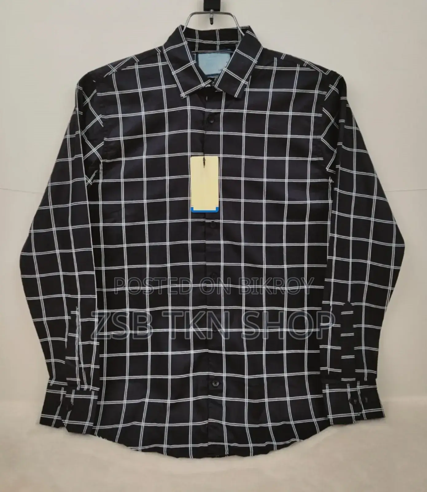 Pure Cotton Full Sleeve Check Shirt TGHG Dhuggg