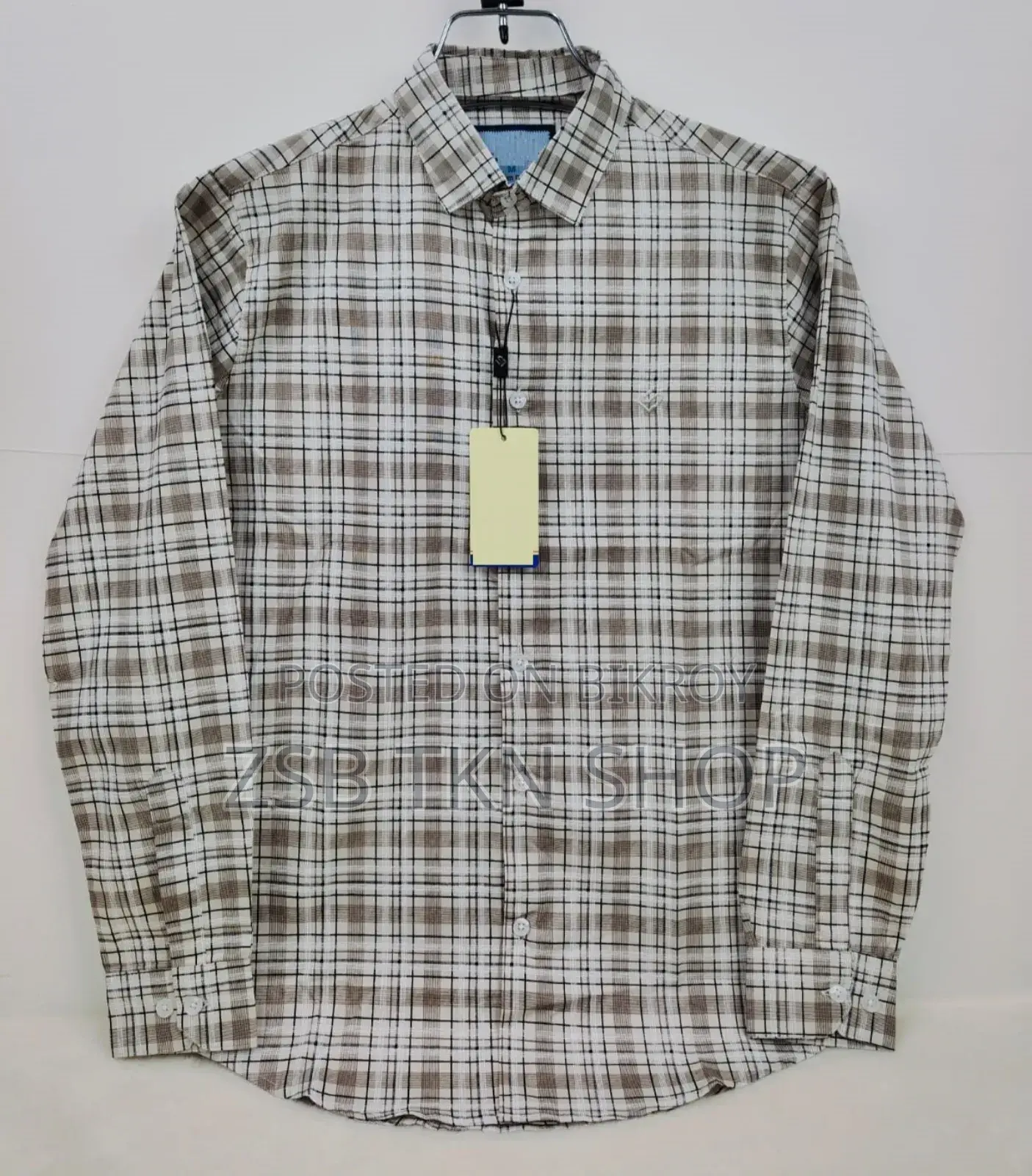 Pure Cotton Full Sleeve Check Shirt TGHG Dhuggg