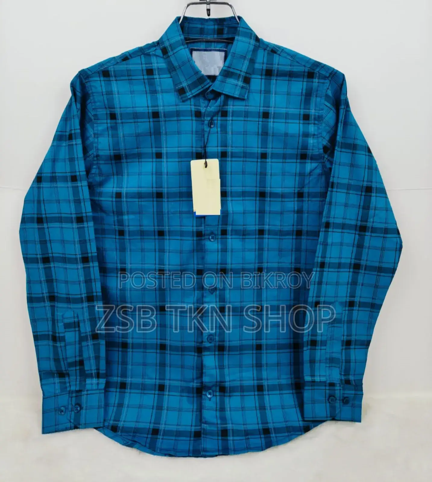Pure Cotton Full Sleeve Check Shirt TGHG Dhuggg