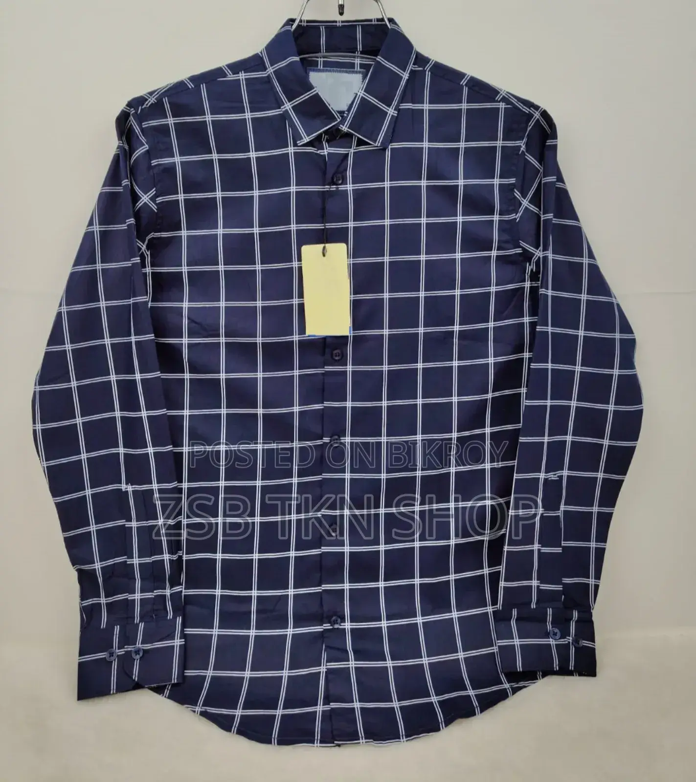 Pure Cotton Full Sleeve Check Shirt TGHG Dhuggg