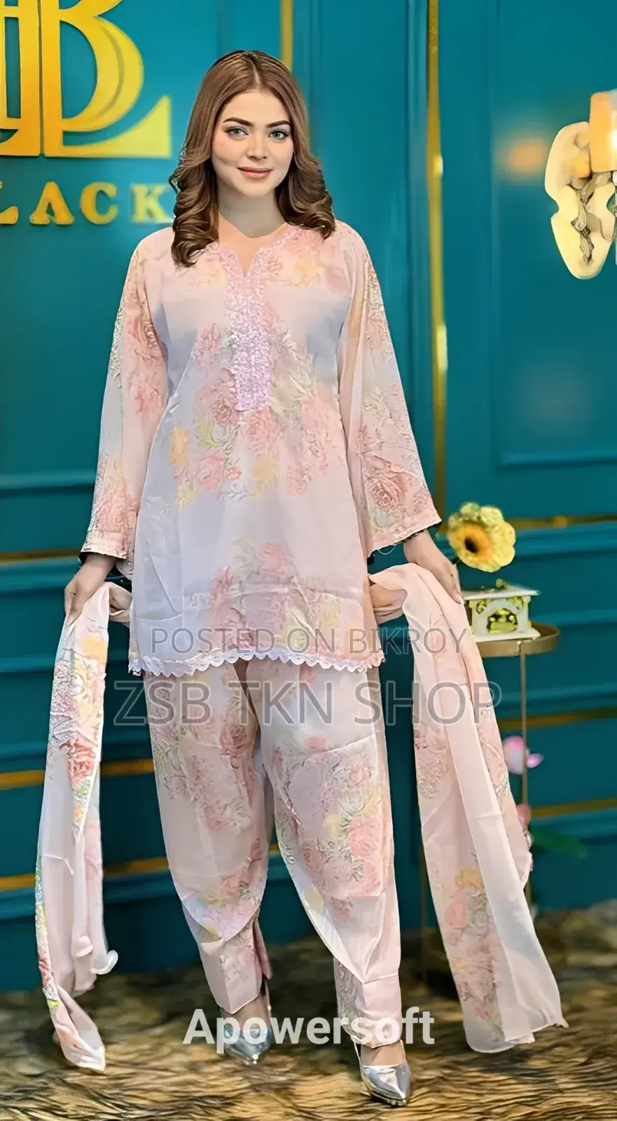 Pakistani Inspired Three Piece Fuff Duvdggc CHFGHFF JJJ