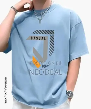 ছেলে জন্য Solid Colour Drop Shoulder T-shirt