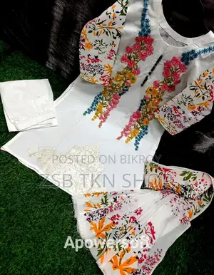 কটন থ্রি পিস ডাক ফিডভিজে এফজিবি