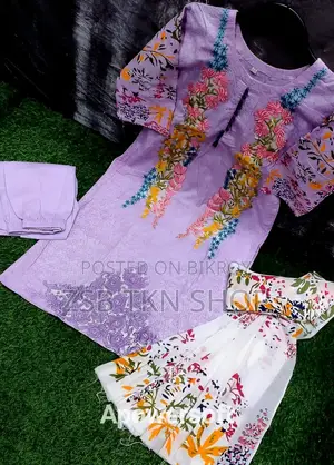 কটন থ্রি পিস ডাক ফিডভিজে এফজিবি