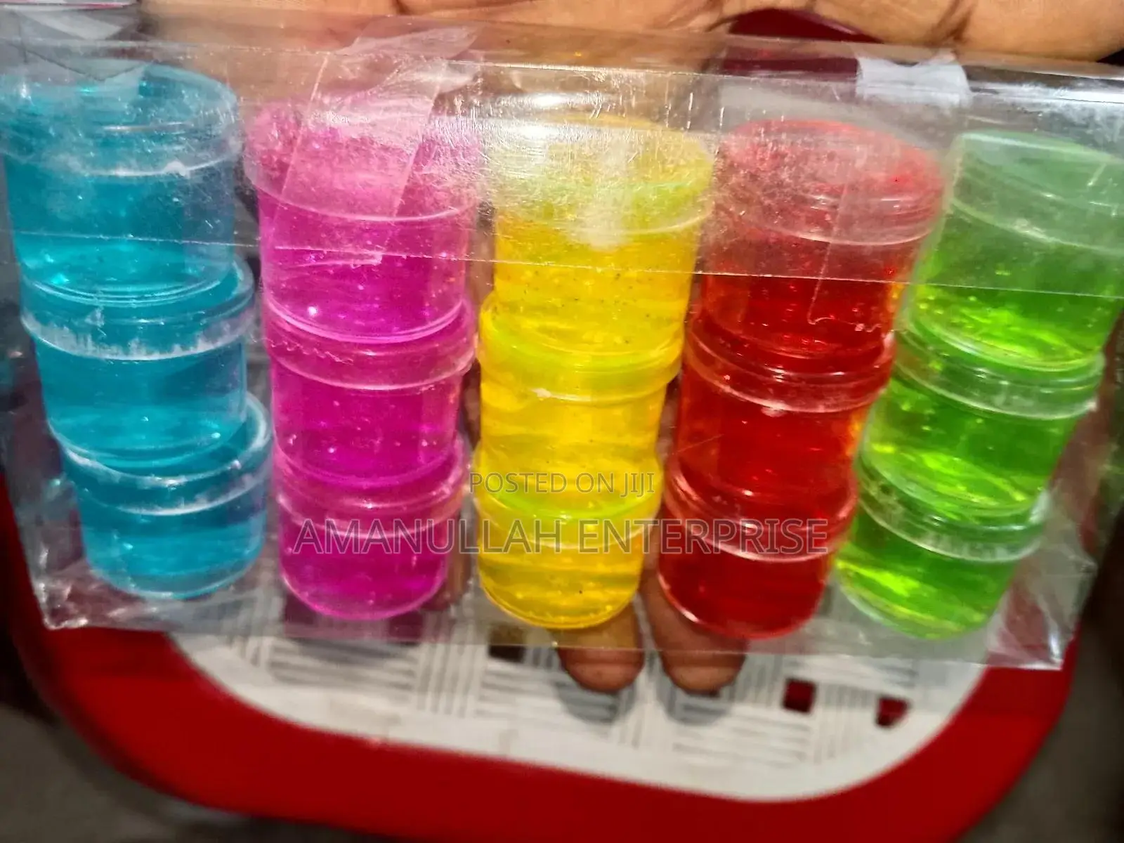 Crystal Mud Slime, Also Known as Crystal Clay or Hand Gum.